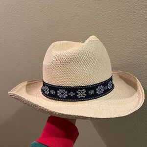 Tory Burch straw bucket hat